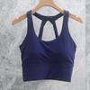 Women's Yoga Set: Cross-Back Tank & High-Waist Tummy Control Pants