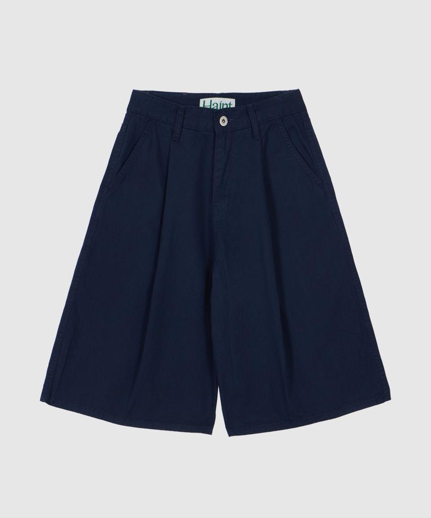 HAINT Nardin Long Wide Bermuda Pants _Navy