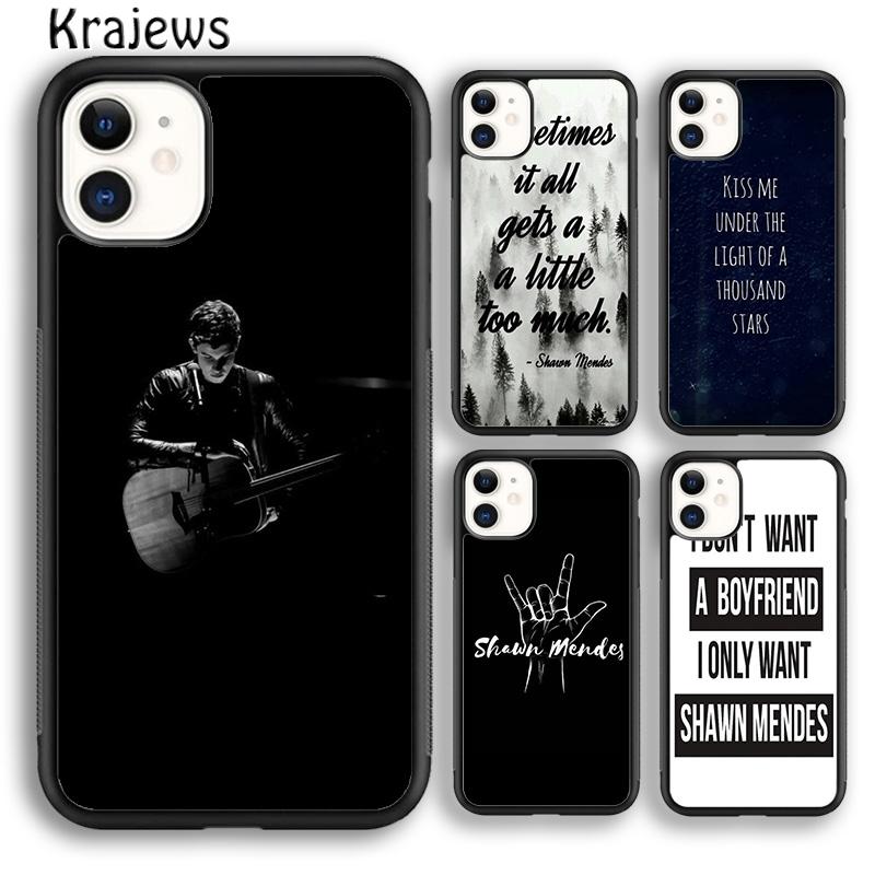 Krajews Pop Singer Shawn Mendes Magcon Phone Case Cover For iPhone 16 15 SE2020 14 6 7 8 Plus 11 12 13 Pro Max Coque Fundas