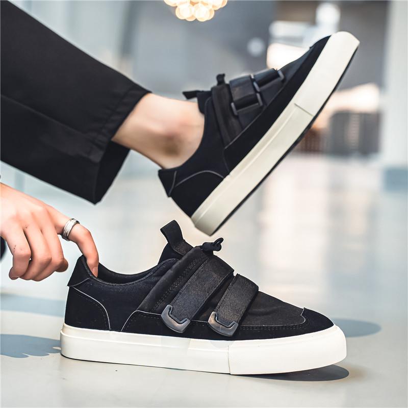 Trend Pánské Obuv pro volný čas Tenisky na plátno Pro muže Pohodlné Vulkanizované Boty Pánské Ploché Pánské Tenisky Boty Britský styl