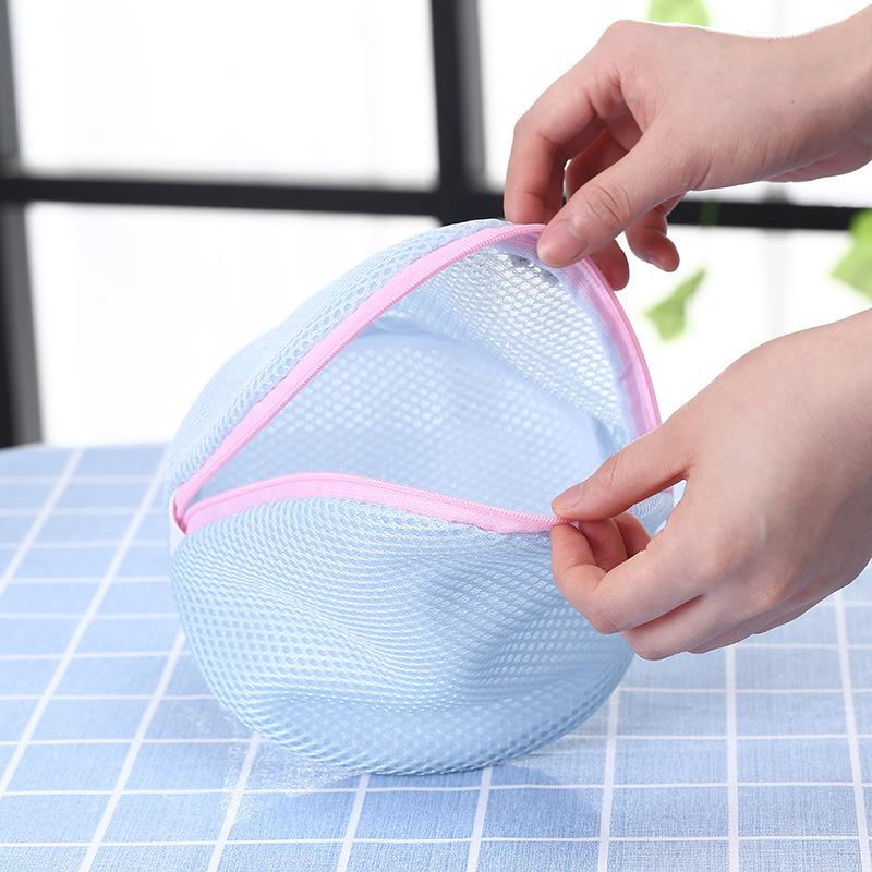 Underwear Wash Bag 15*16 Thickened Sandwich Hemisphere Laundry Bag Triangle Mesh Bra Bag