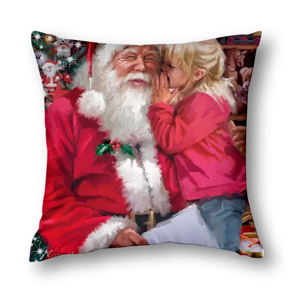 Christmas Decoration Nordic Cushion Cover 45X45 Bed Decor Pillow Cover Elegant Cushion Decor Sofa Home Decor