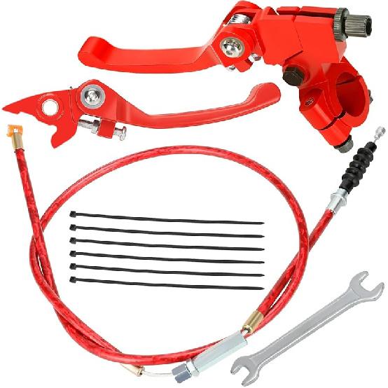 YOXUFA Folding Clutch Brake Lever Perch With Clutch Cable For 110Cc 125Cc 140Cc 150Cc Tao Tao DB17 Apollo RFZ DBX15 X18 X19 Z20 Thumpstar Kayo Xmotos