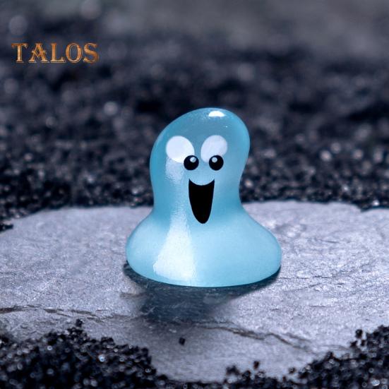 8Pcs/Set Water Sprites Figurine Luminous Mini Water Elf Ornament Miniature Cartoon Waterdrop Statue Toy Microlandscape Desktop Decoration Ornament