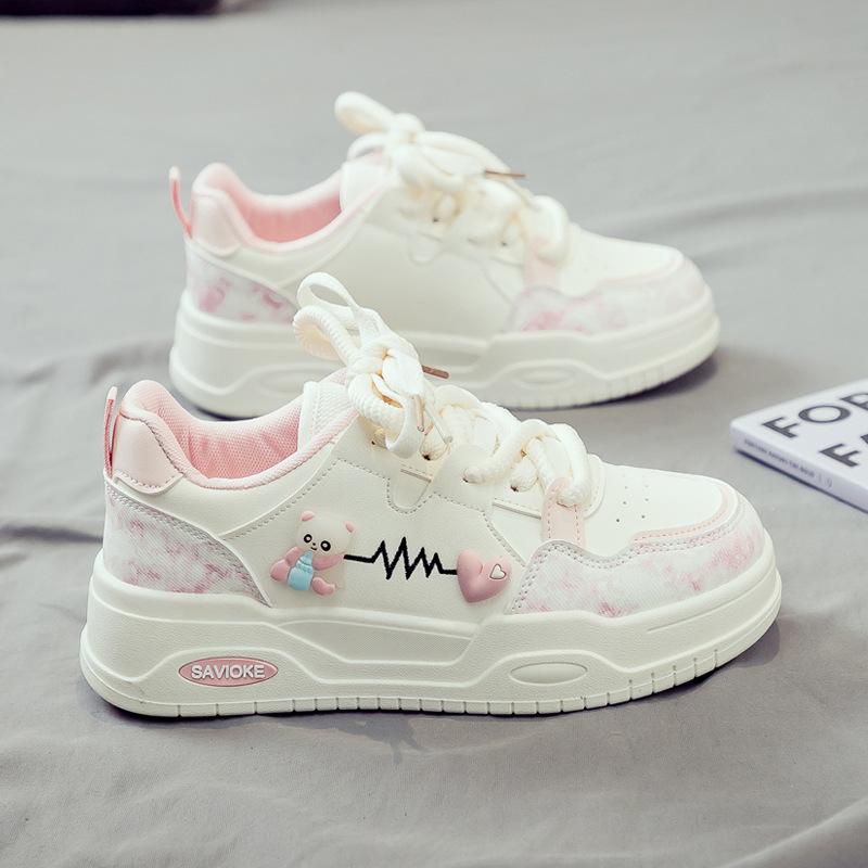 

Spring new little white shoes women s shoes versatile sports thick baseplate shoes spring and autumn 40