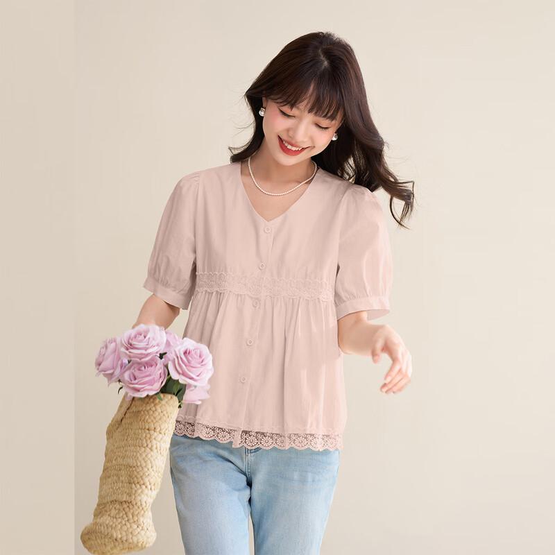 

Mokana Women s Short Sleeve Casual Shirt L