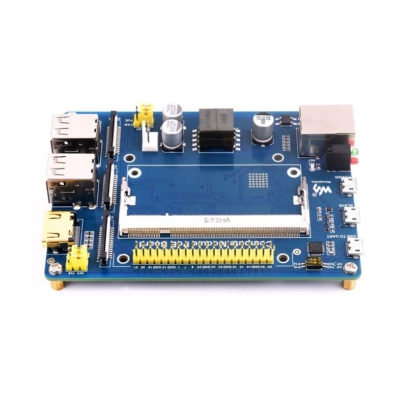 PoE IO Expansion Board For Raspberry Pi Compute Module CM4S/CM3