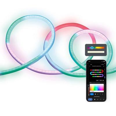 LED Neon Şerit - KSIX - 5m - Su Geçirmez - RGB - Dış Mekan