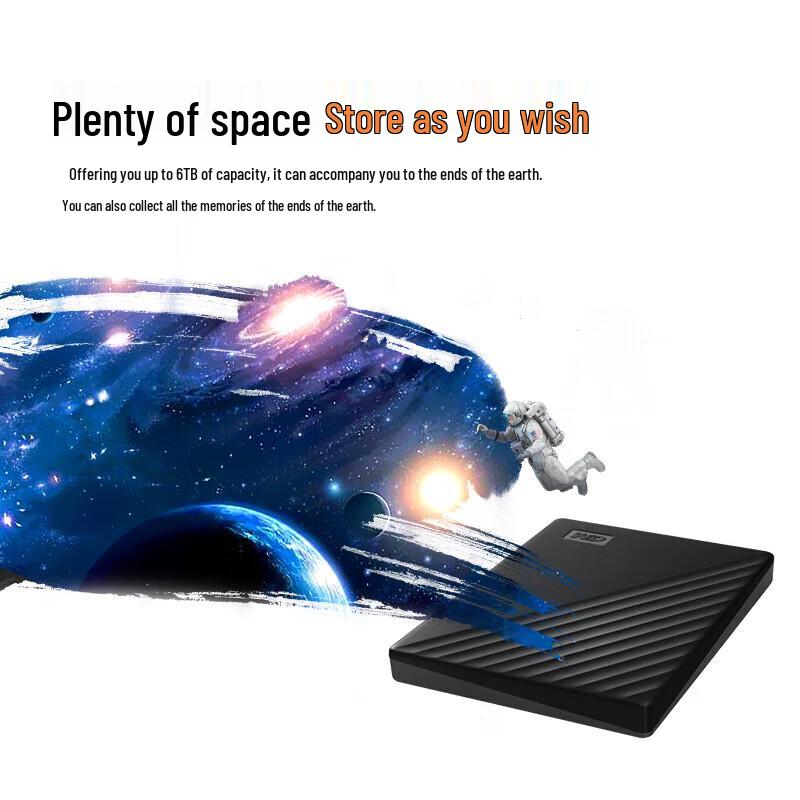 WD My Passport Portable External Hard Drive USB 3.0