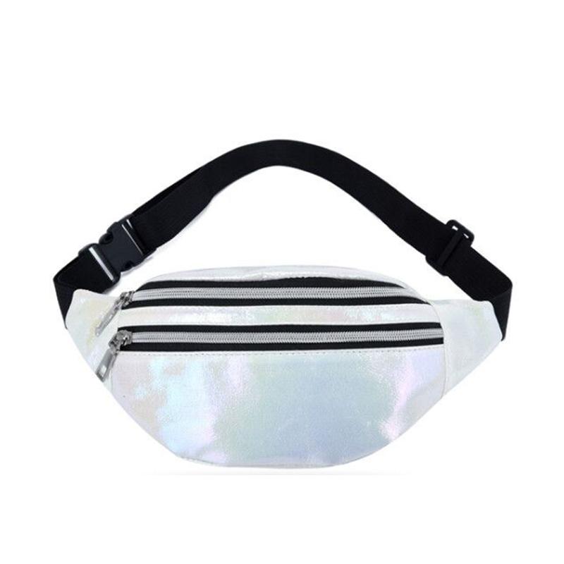 Градиентная цветная поясная сумка с лазерной голографией сумка через плечо поясная сумка 1426₽