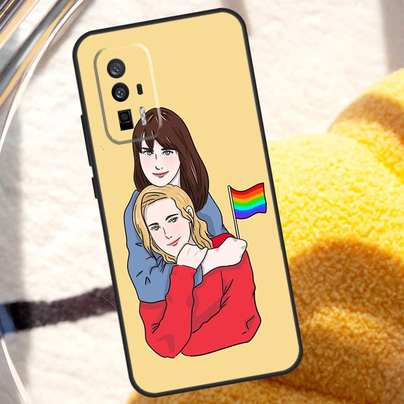 Rainbow Lesbian Pride Gay LGBT Case For POCO X3 X4 X5 X6 Pro M5s M6 F3 F5 Xiaomi 14 13 Ultra 12 Lite 11T 12T 13T Pro Cover