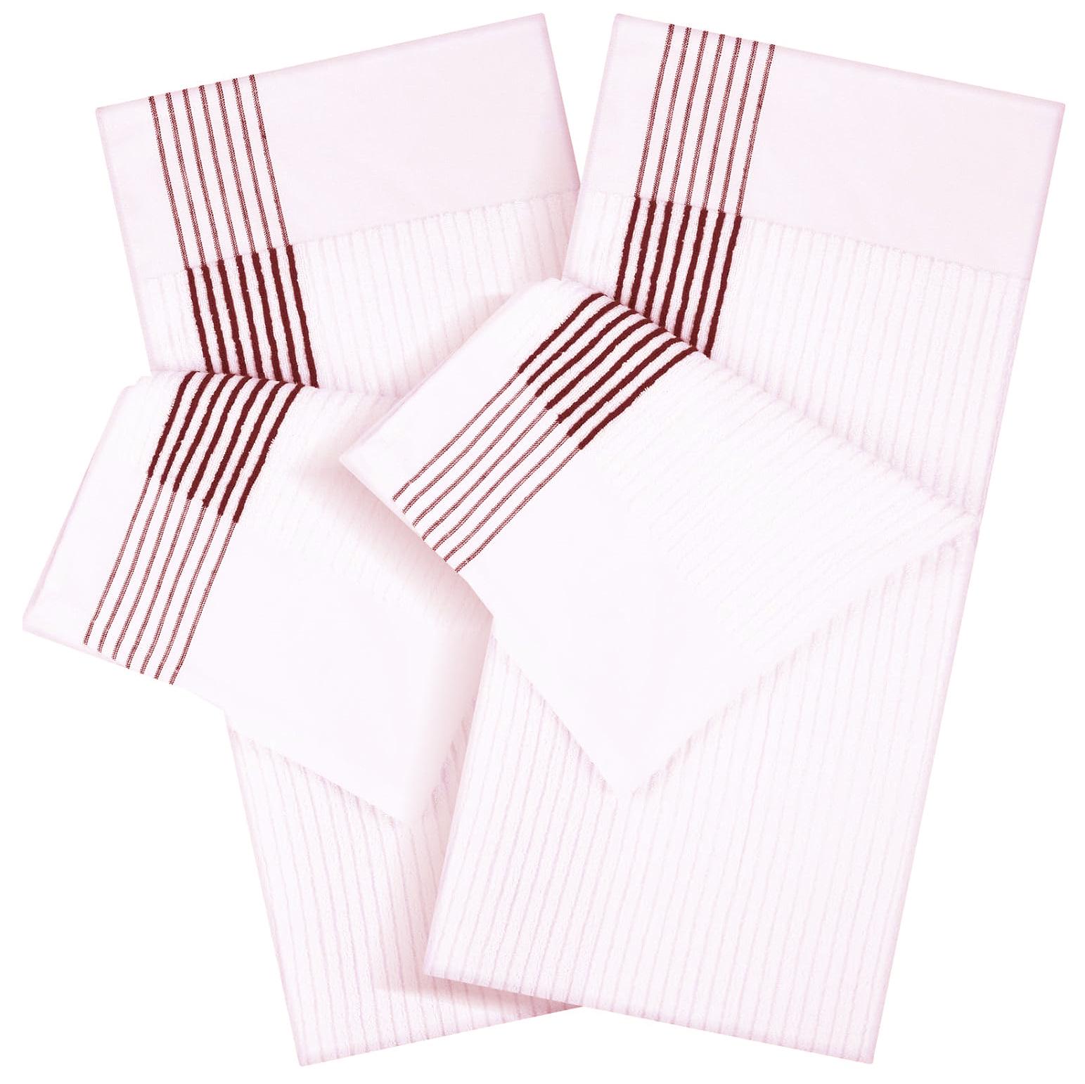 Soft Absorbent Cotton Striped Sports Golf Fitness Towel with Custom Logo for Sweat Wiping 56*112cm