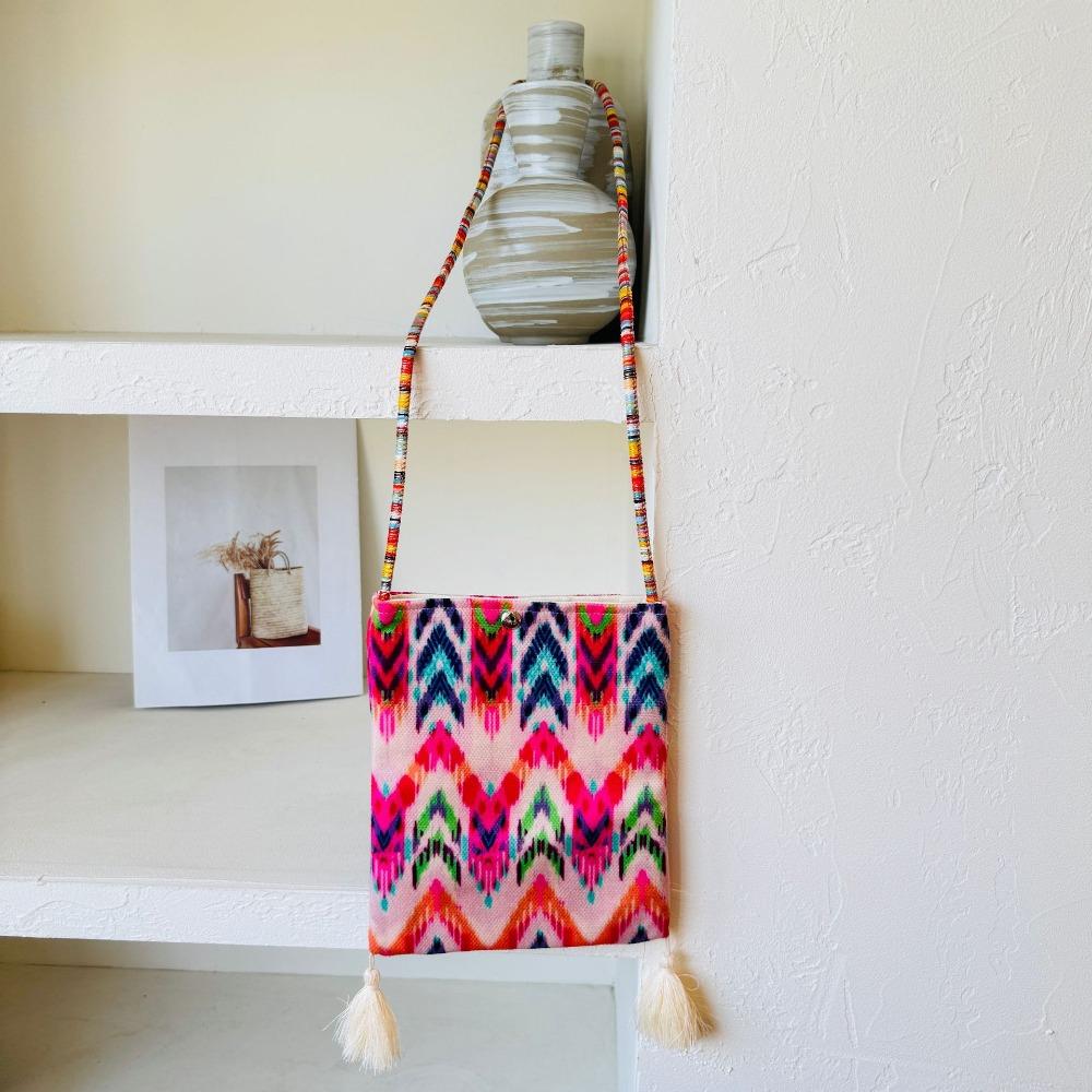 Retro Pattern Small Shoulder Bag Handbag Cartoon Tote Bag Fashion Crossbody Phone Bag  Student