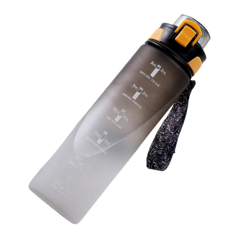

Single Hand Operations Water Bottles Gradients Hydratation Water Bottles for Fitness Enthusiasts and Commuters чорний
