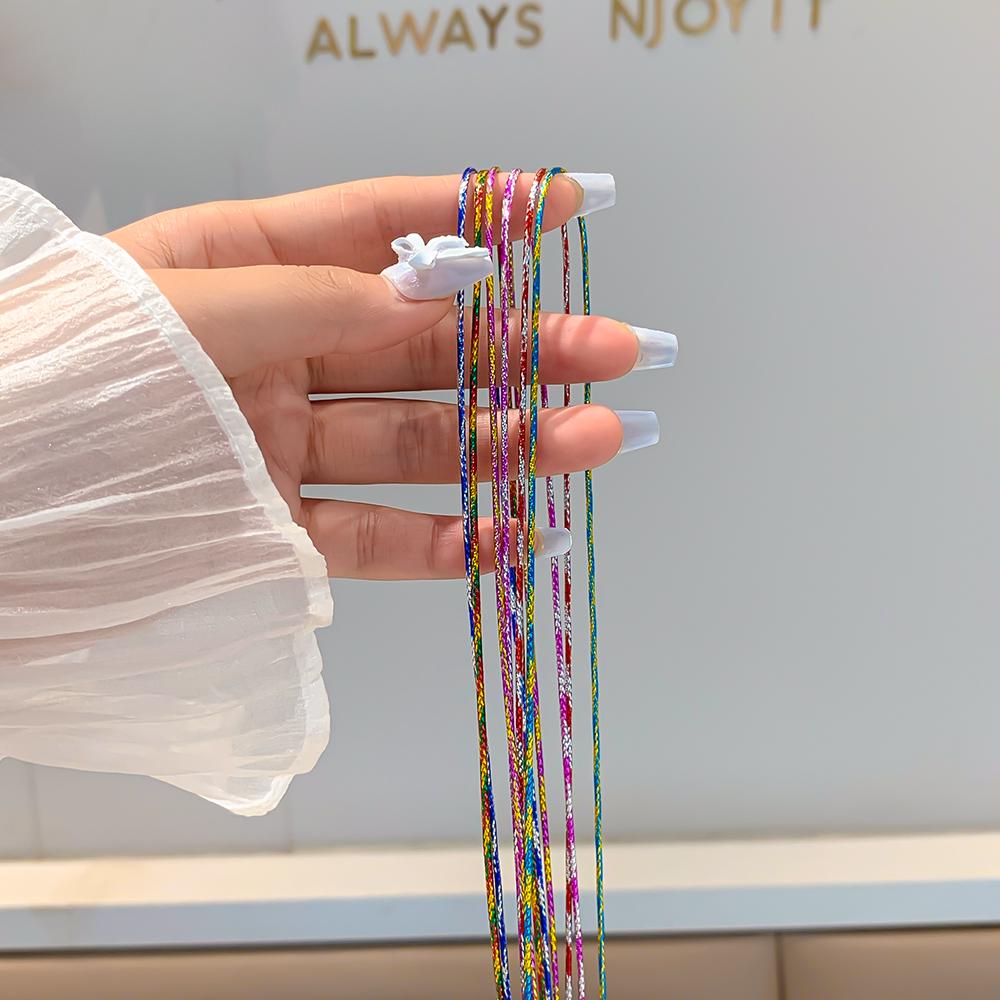 Rainbow Braided Headband & Hair Tie for Women and Children