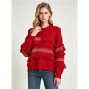 Women S Loose Lazy Tassel Knit Pullover Sweater Autumn Winter