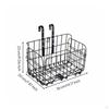 Bike Basket SpaceSaving Foldable Rear MultiUse Mount for Shopping, Commuting, Biking