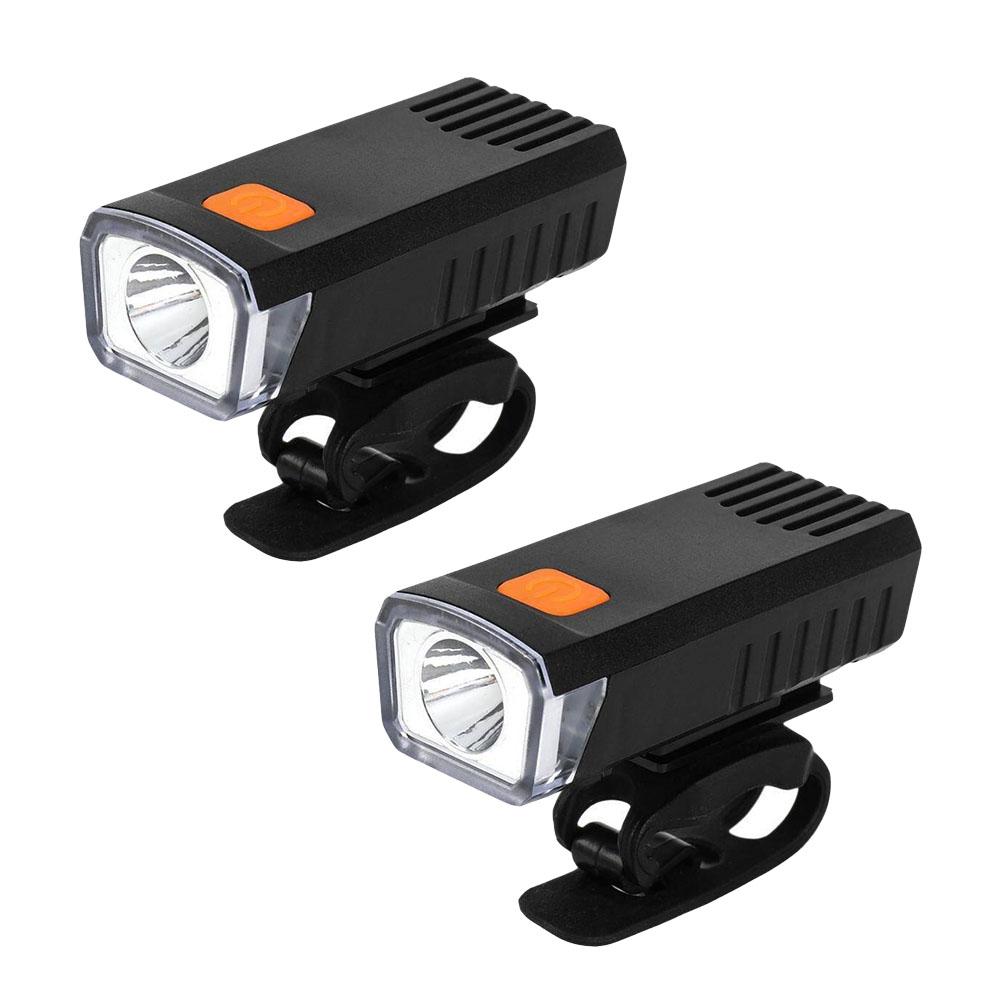 Fahrrad Frontlichter USB LED Wiederaufladbar Wasserdicht Mountainbike Scheinwerfer Fahrrad Sicherheitswarnlicht Fahrradzubehör
