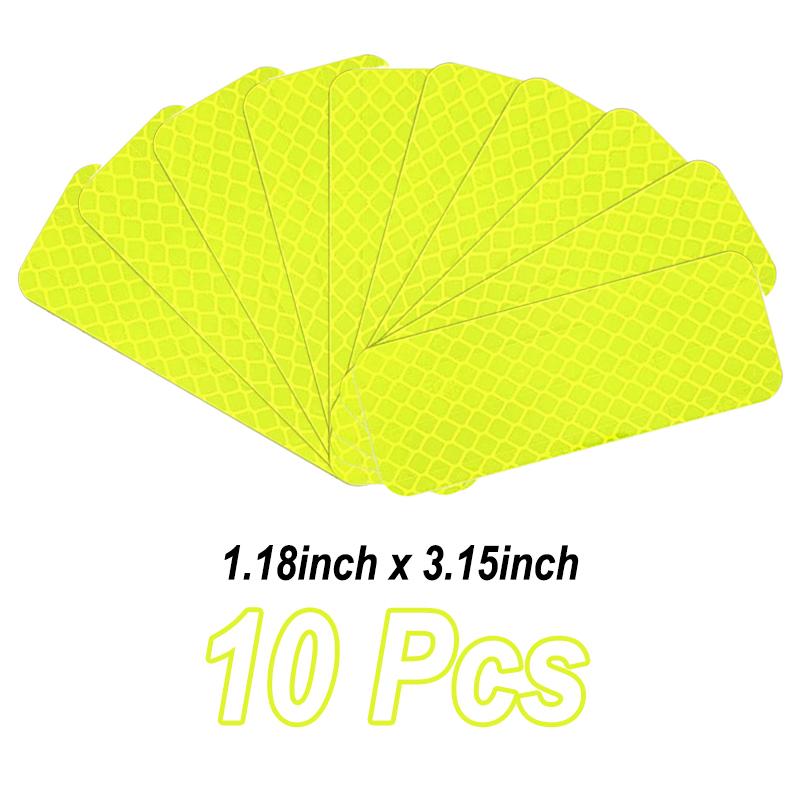 

Светоотражающая наклейка безопасности Цветные ночные светоотражающие полосы для светоотражающих наклеек для шлема, велосипедные светоотражатели