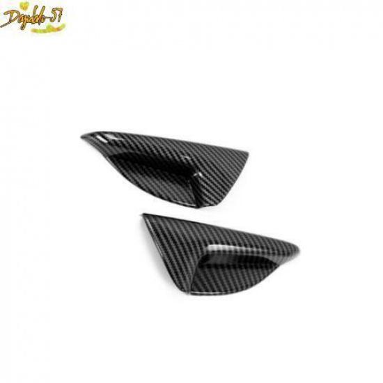 Carbon Fiber 2X Rear Seat Handle Cover Trim For Toyota Highlander - New