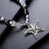 Goth Y2k Punk Necklace Beaded Simple Metal Necklace Sweater Chain Star Pendant Necklace  Streetwear