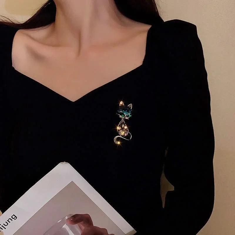 New Fashion Animal Series Colorful Exaggerated Temperament Creativity High Sense Brooch Jewelry Item Christmas Gifts