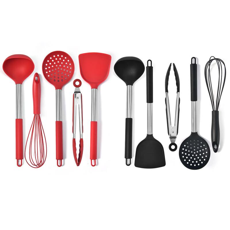 SMVP 5-Piece Black Kitchen Utensil Set