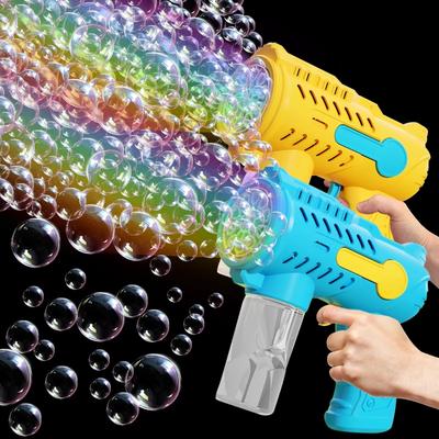 Children's Outdoor Bubble Gun Toy Outdoor Birthday Party Wedding Prop Bubble Gun Without Battery Bubble Water