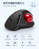 [2023 New Model] Wireless Trackball Mouse, Dual Mode, 2.4GHzBluetooth Compatible, Instant Connection, Thumb-Operated, Connects 3 Devices