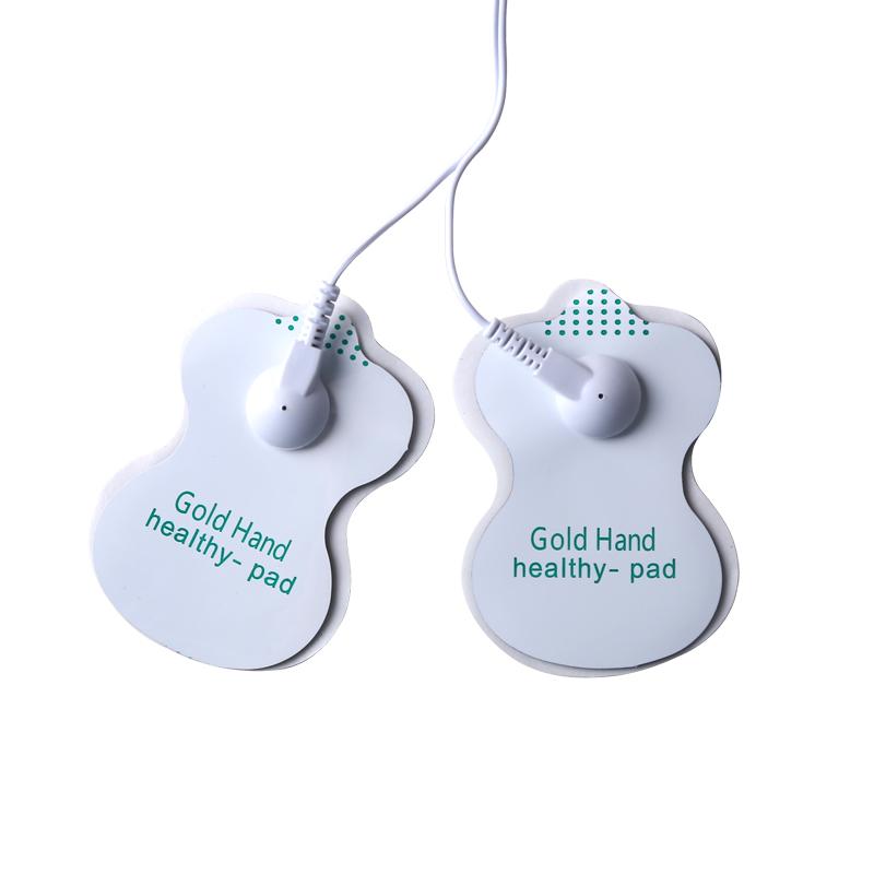 10/20 Stück Elektrodenpads Wiederverwendbare Massagepflaster für TENS-Elektroden Digitale Maschine Massage 3,5-mm-Stecker Körpermassagegerät Zubehör