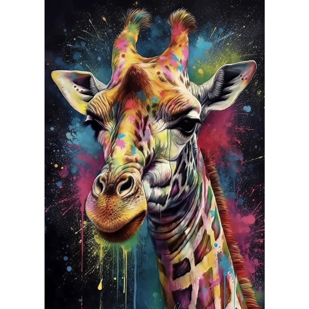 Klasyczna Abstrakcyjna Sztuka Ścienna ze Zwierzętami Wodnymi Rekin Lew Tygrys Plakat i Wydruk na Płótnie Dekoracja Salonu Sypialni Prezenty