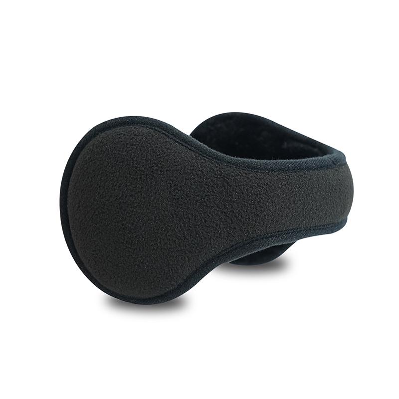 

Unisex Foldable Plush Earmuffs - Warm, Anti-Freeze, Cold-Proof Back-Wear Ear Covers for Autumn and Winter. One Size чорний