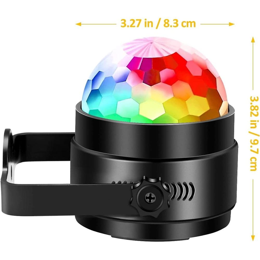Disco Ball 360° Rotating LED Party Light Music Activated Disco
