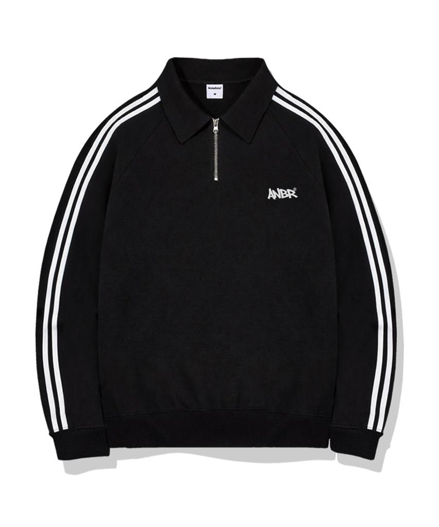 ANEWBROS Urban Back Graphic Oversized Track Caravan Zip-Up Sweatshirt 2 Colors [Anbm_8006]