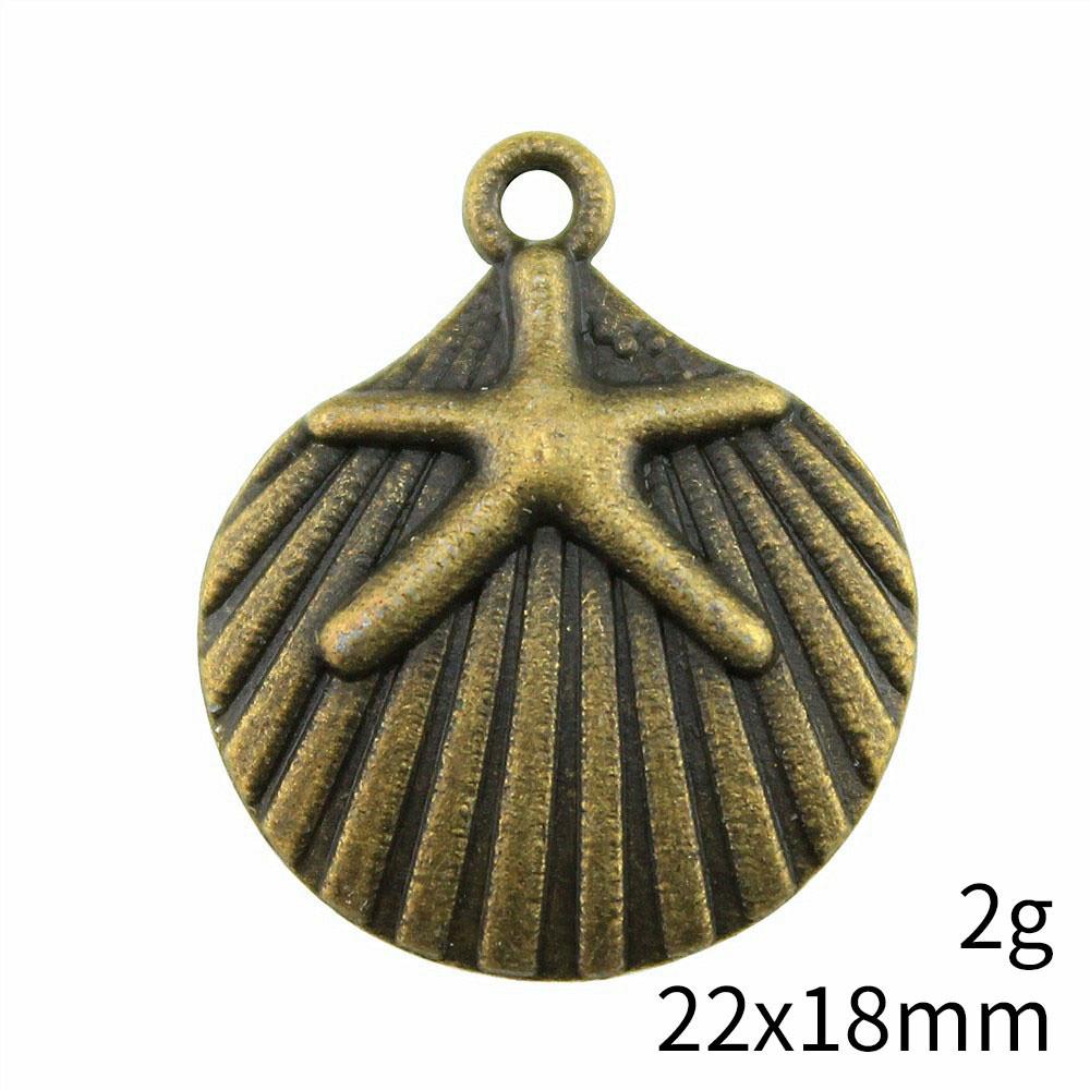 Mother's Day Charms For Needlework Starfish Charms Pendant Clearance Sale Items Pendants For Bracelets