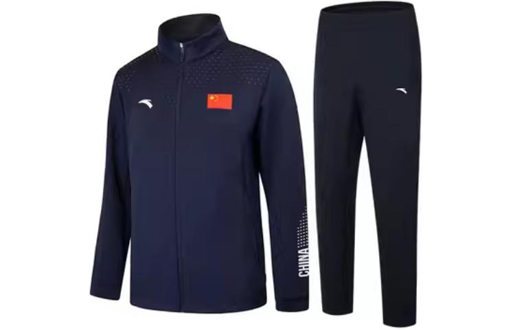 Men's ANTA Casual Sportswear Sets Unisex Stand Collar Moderate