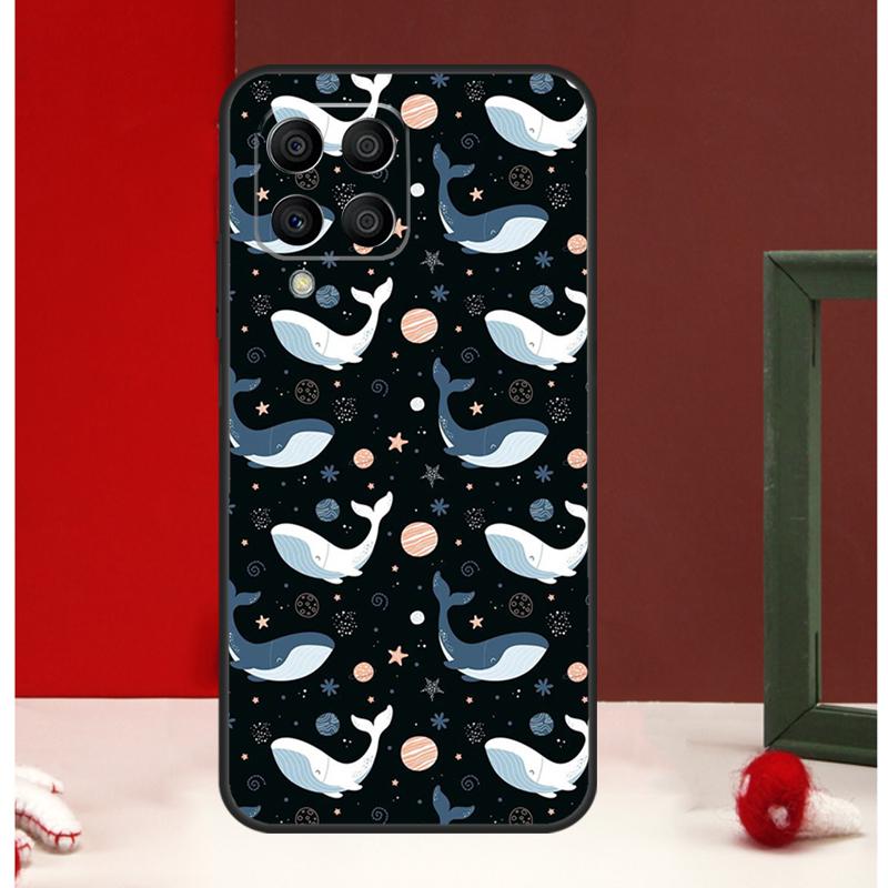 

Чехол для Samsung Galaxy M56 M36 M16 M31 M21 M13 M33 M53 M15 M35 M55 M12 M32 M52 M14 M34 M54 с изображением кита For Samsung M11