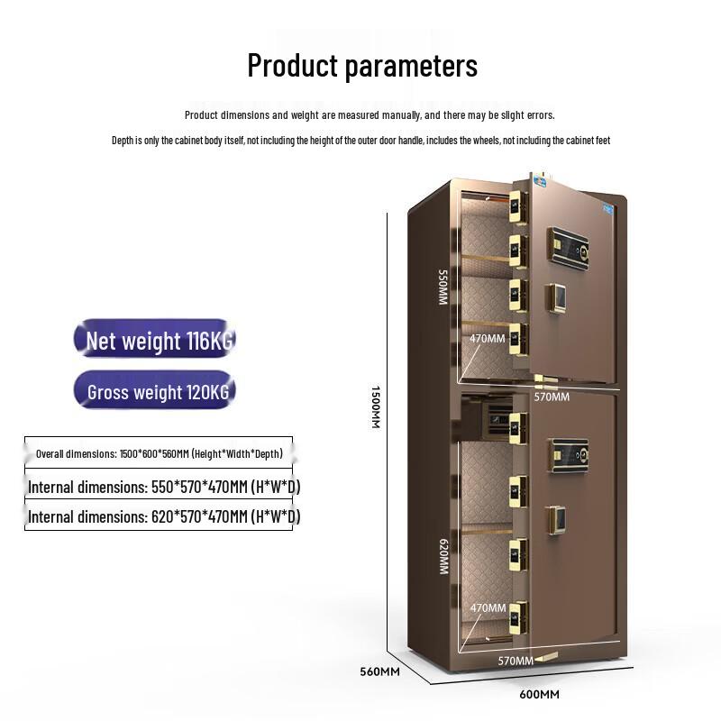 Tiger Home & Office Digital Security Safe - 150cm Tall