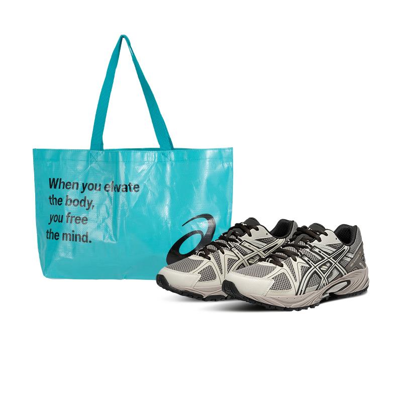 New Asics Gel Kahana TR Cushioning, Wear Resistant Low Top Chunky Sneakers Unisex Gray 1203A390-026