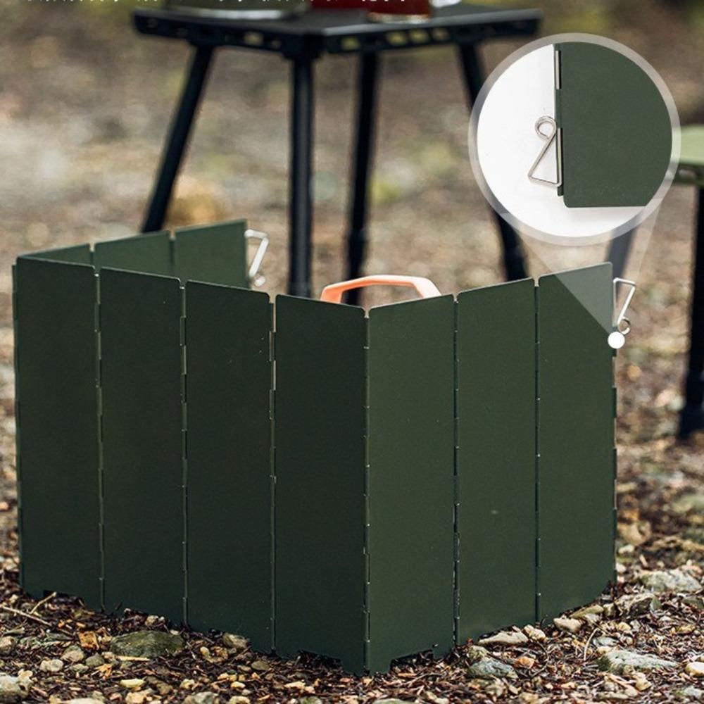 Windproof Kitchen Gas Stove Screen Metal Alloy Stove Windscreen Outdoor Stove Wind Shield  Outdoor