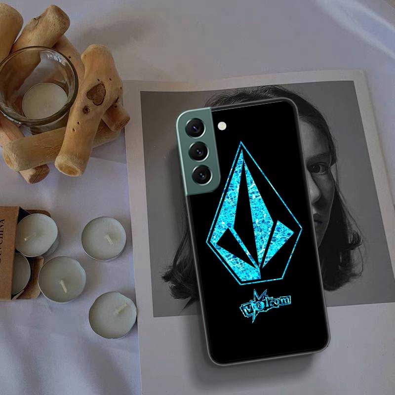 Volcom Logo Phone For Samsung S25 Edge Galaxy S22 Ultra S21 S10 S9 Plus S20 S23 S24 FE Case S10E Cover Silicone Soft Coque Funda