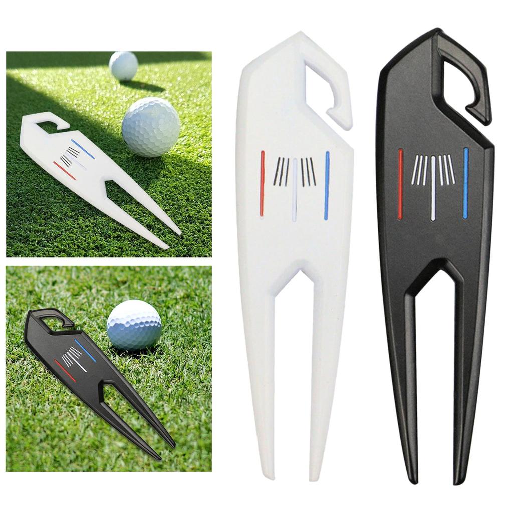 Golf Divot Fork Golf Exercise Golf Aids Putt Parter Golf Putting Green Fork for Golfer Gift