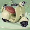 Electric Hamster Ride-On Motorcycle  Colorful Light-Up and Music-Activated Rotating Pet Toy