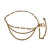 High-end Small Fragrance Style Waist Chain Women's Accessories Skirt New Trendy Metal Rhinestone Fashion Versatile Chain Belt