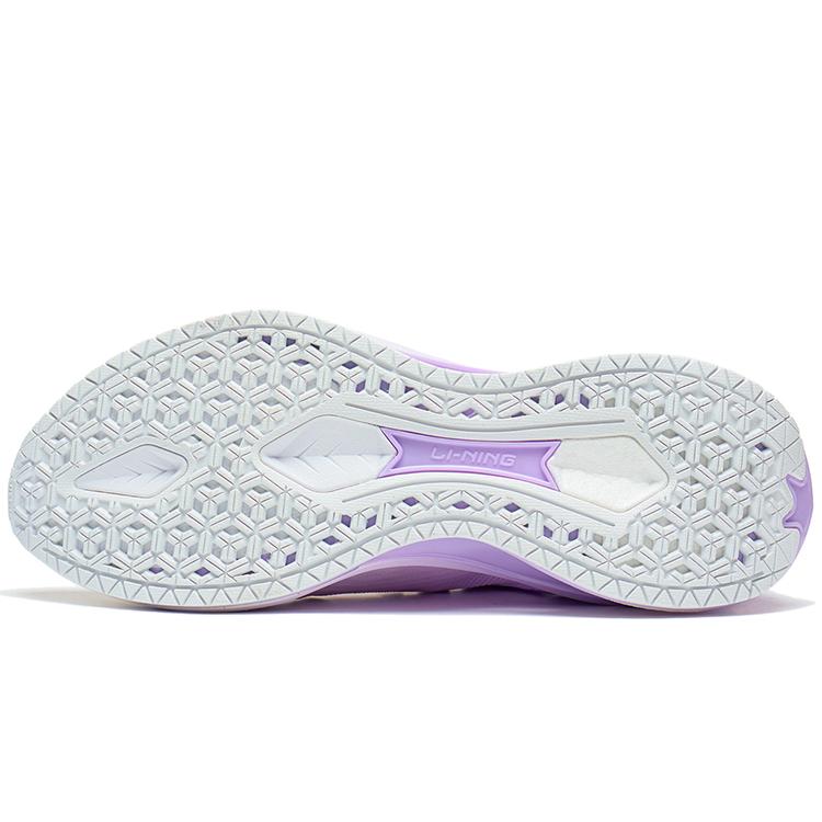 New LiNing WuShi 5S 3.0 Anti Slip And Wear Resistant Breathable Low Top Running Shoes Women's Purple White ARST002-3