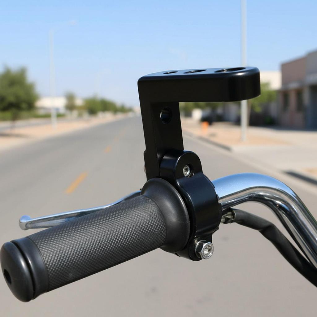 Universal Motorcycle Headlight Bracket Adjustable Handlebar Clamp Front Fork Lamp Mount Pole Brackets For Night Riding