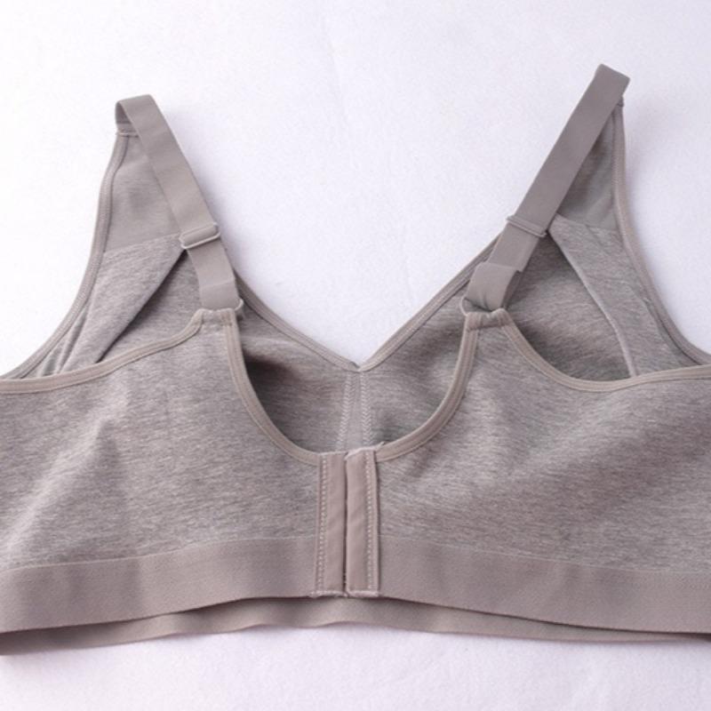 No Steel Ring Seamless Large Size Bra Full Cup Fat Girl Breathable 80B-120E Underwear