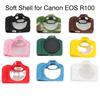 Silicone Case & Soft Shell Camera Pouch for Canon EOS R100 - Mirrorless Camera Protective Cover