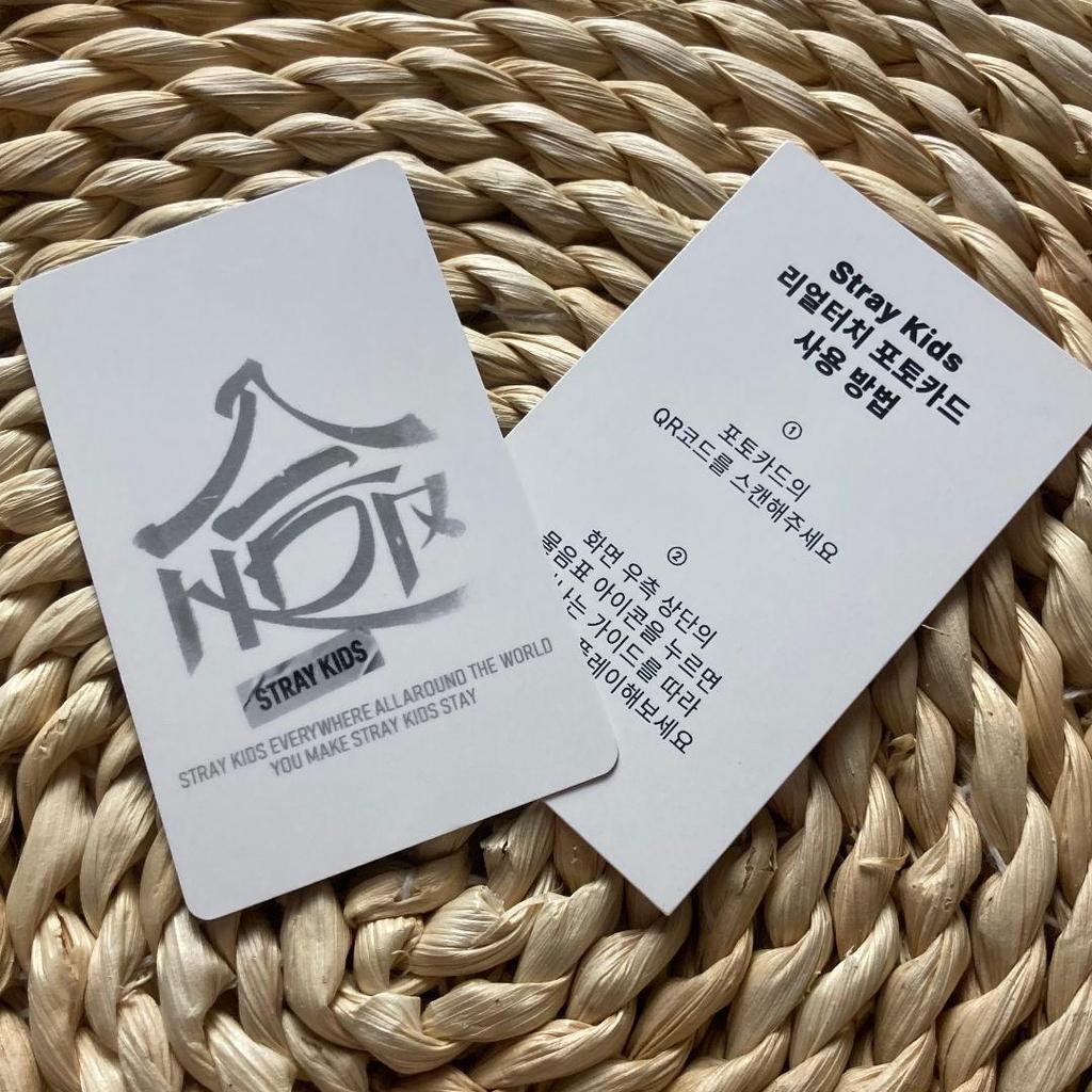 [USED] StrayKids Changbin QR HOP Bonus Real Touch Stray Kids Trading Card