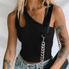 European and American-Style Cutout Slim-Fit Vest Sling